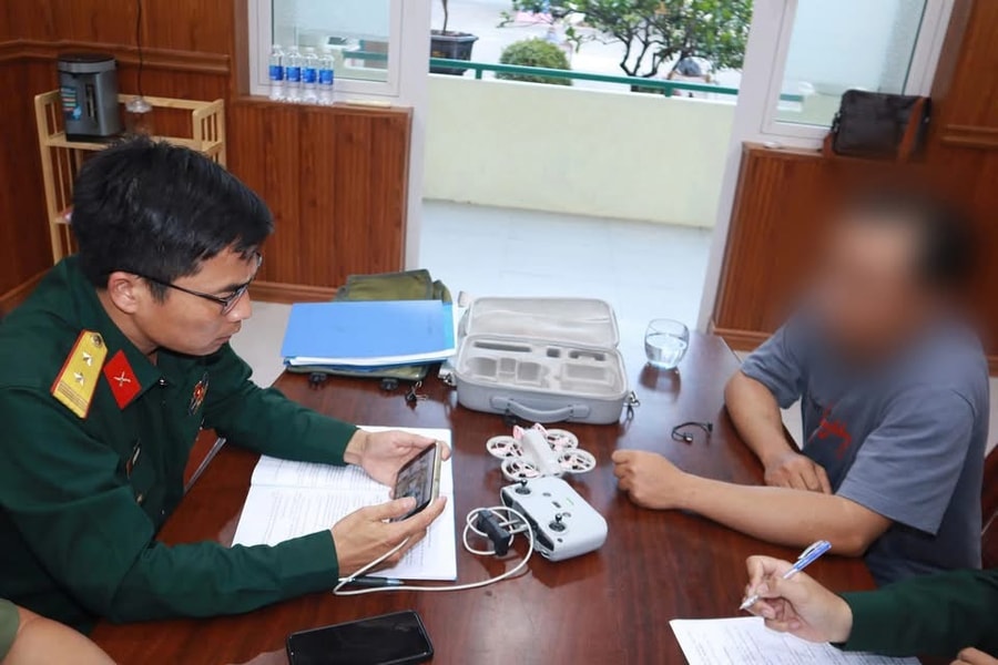 Tạm giữ 1 phương tiện bay hoạt động trái phép uy hiếp an toàn hàng không