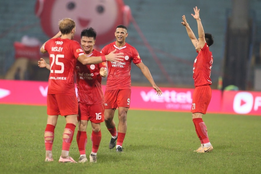 Thể Công Viettel thắng Nam Định 1-0: Lê Quốc Nhật Nam nhấn chìm nhà đương kim vô địch