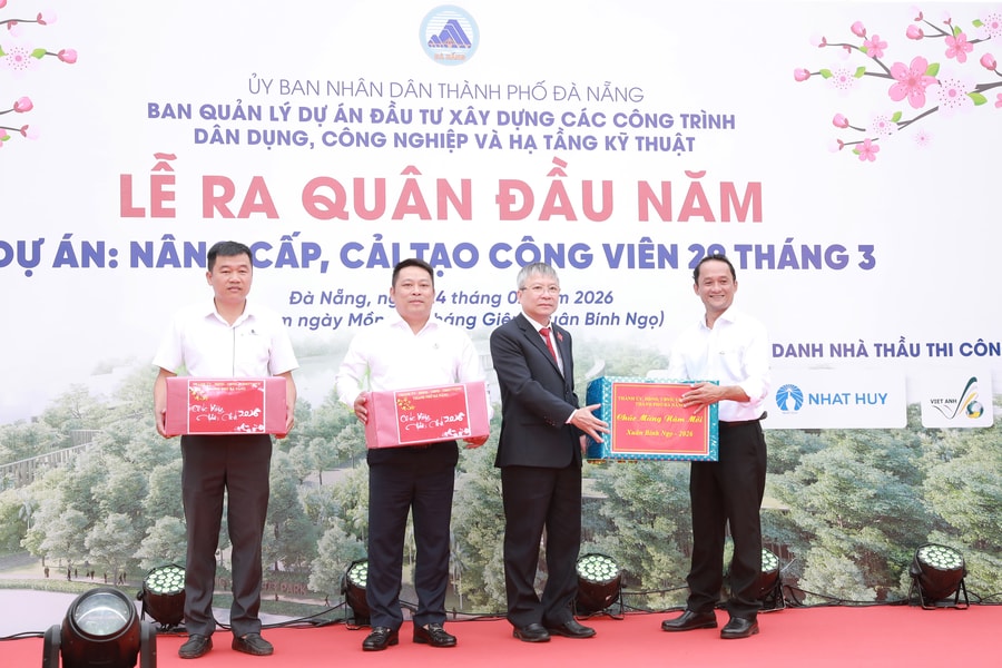 Đà Nẵng phấn đấu hoàn thành dự án nâng cấp, cải tạo Công viên 29 Tháng 3 trong tháng 9/2026