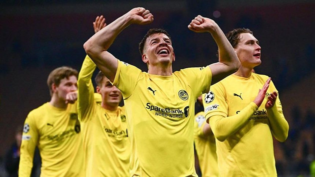Bodo/Glimt hạ gục Inter Milan tại San Siro, lập kỳ tích lịch sử cho bóng đá Na Uy