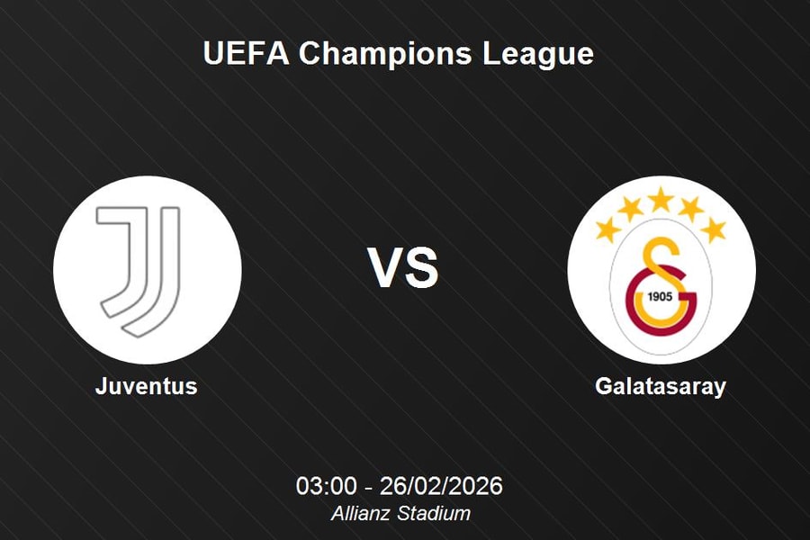 Nhận định Juventus vs Galatasaray - UEFA Champions League: Thử thách tại Allianz Stadium