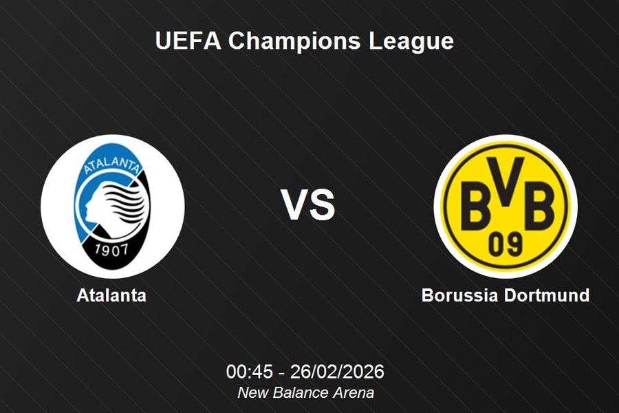 Nhận định Atalanta vs Borussia Dortmund - Vòng bảng UEFA Champions League