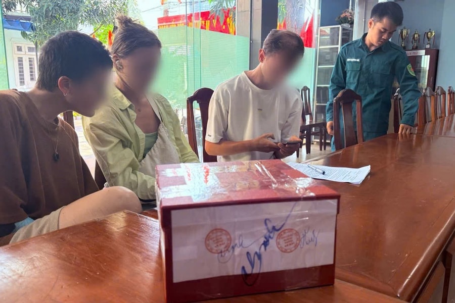 Phát hiện, xử lý một người nước ngoài điều khiển máy bay không người lái (UAV) trái phép
