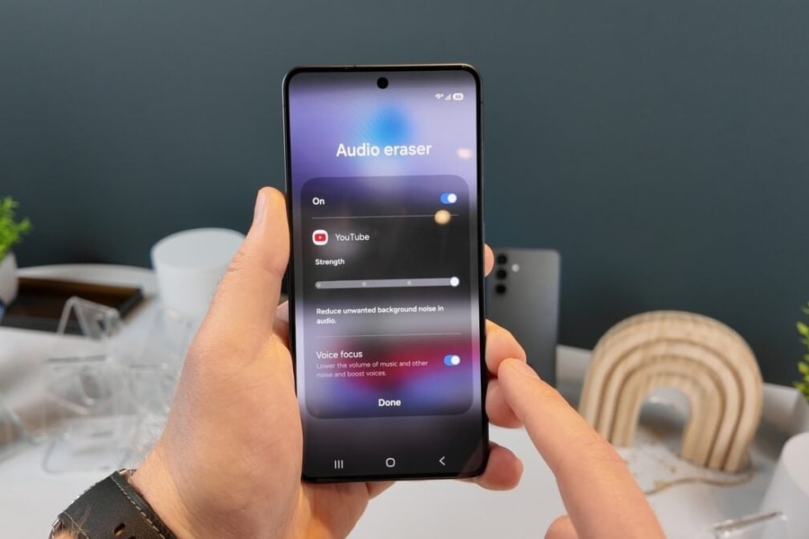 Galaxy S26 ra mắt AI Audio Eraser thế hệ mới: Khả năng xóa tiếng ồn trực tiếp trên YouTube