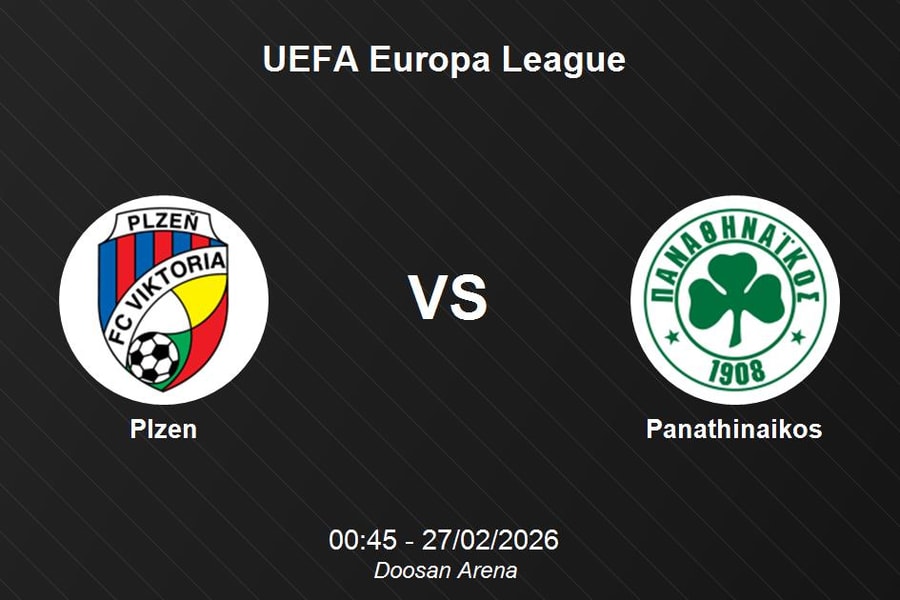Nhận định Plzen vs Panathinaikos - UEFA Europa League: Màn so tài cân sức tại Doosan Arena