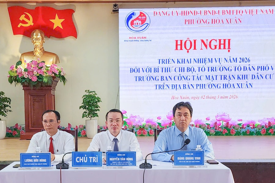 Phường Hòa Xuân phát huy vai trò lực lượng nòng cốt ở cơ sở