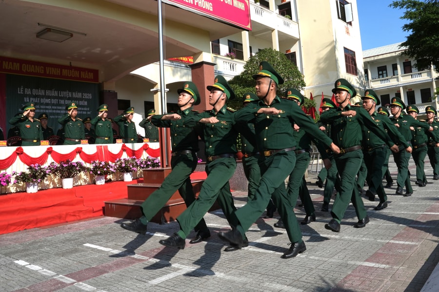 Bộ đội Biên phòng thành phố Đà Nẵng ra quân huấn luyện năm 2026