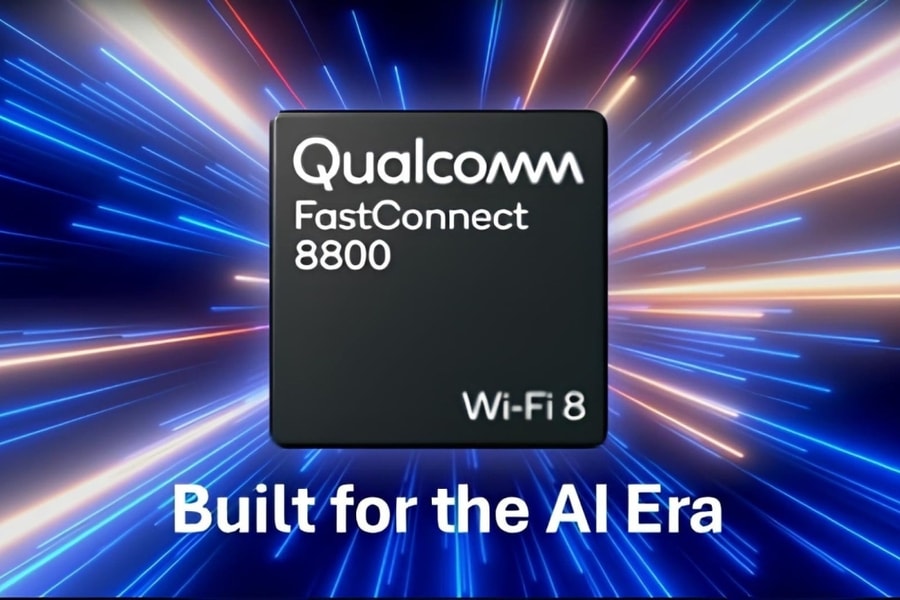 Qualcomm ra mắt FastConnect 8800: Chip đầu tiên hỗ trợ Wi-Fi 8 và Bluetooth 7