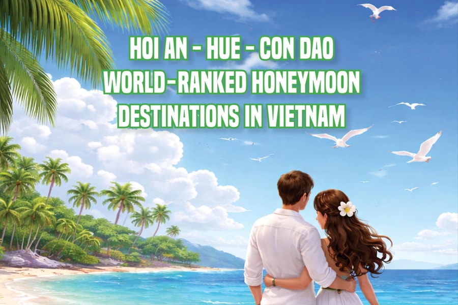 Hoi An - Hue - Con Dao: World-ranked honeymoon destinations in Vietnam