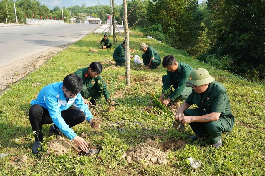 Ra mắt mô hình “Tuyến đường hoa tường vi hội cựu chiến binh” và “Vườn ươm cựu chiến binh”