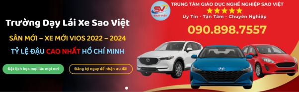 Sao Việt: Trung tâm đào tạo lái xe chất lượng