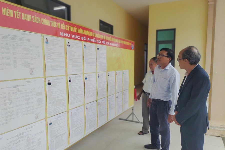 Cử tri gửi gắm niềm tin vào ngày hội bầu cử