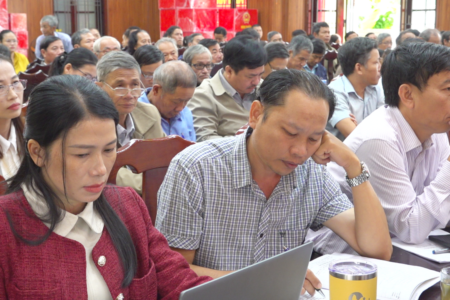 Thăng Điền tập huấn nghiệp vụ kiểm phiếu bầu cử