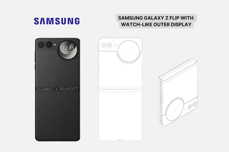 Lộ bằng sáng chế Samsung Galaxy Z Flip với màn hình phụ tròn: Giải pháp tối ưu chi phí cho smartphone gập?