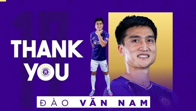 Biến động nhân sự tại Hà Nội FC: Bất ngờ chấm dứt hợp đồng sớm với trung vệ Đào Văn Nam
