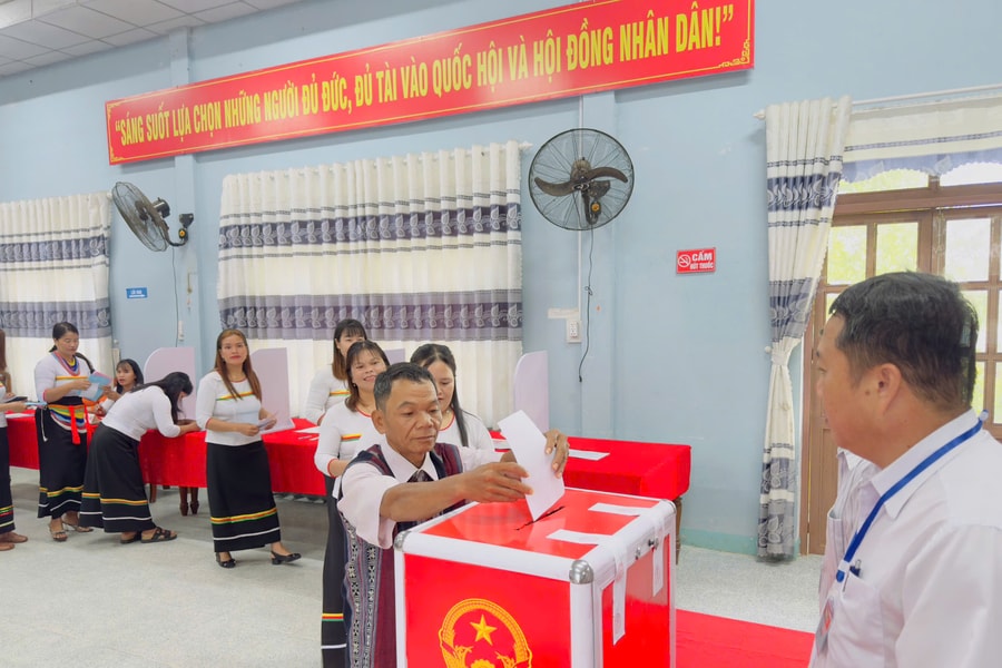 Đến 15 giờ 30 ngày 15/3: 98,89% cử tri thành phố Đà Nẵng hoàn thành bỏ phiếu bầu cử