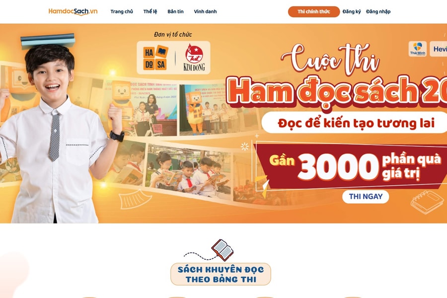 Phát động cuộc thi đọc sách trực tuyến “Ham đọc sách 2026”