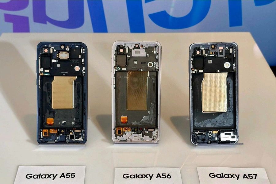 Samsung Galaxy A57 lộ diện với hệ thống tản nhiệt buồng hơi lớn hơn nhằm tối ưu hiệu năng chơi game