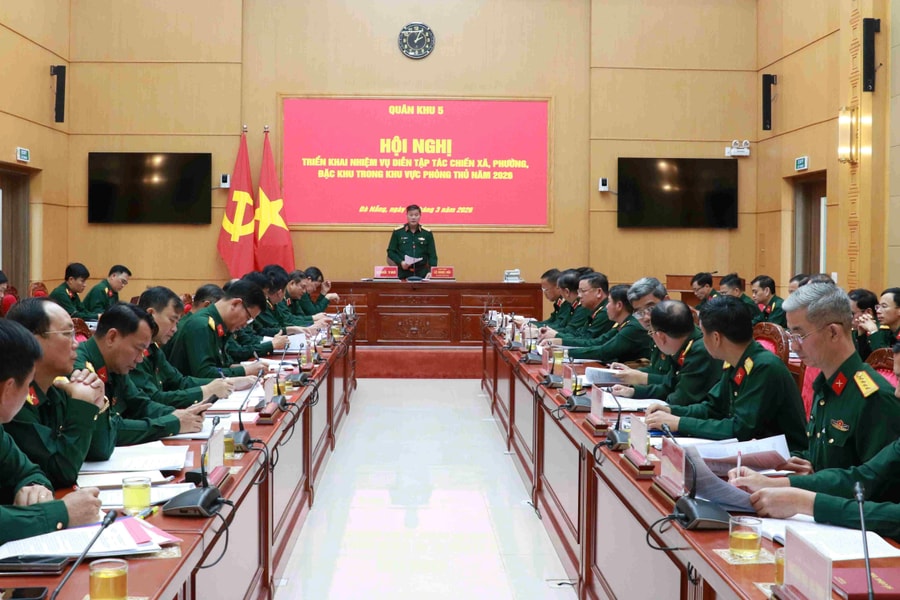 Quân khu 5 triển khai nhiệm vụ tổ chức diễn tập tác chiến cấp xã