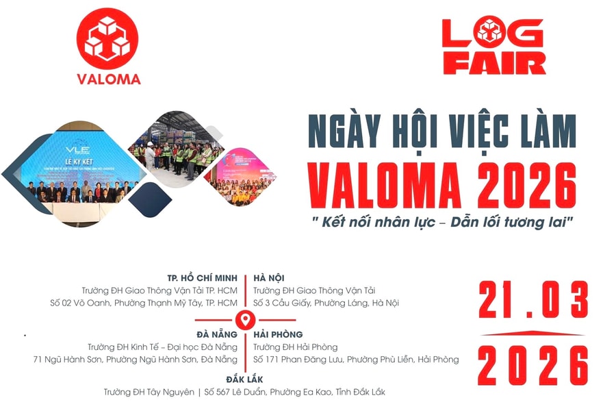 Ngày hội việc làm ngành logistics diễn ra tại Đà Nẵng vào ngày 21/3