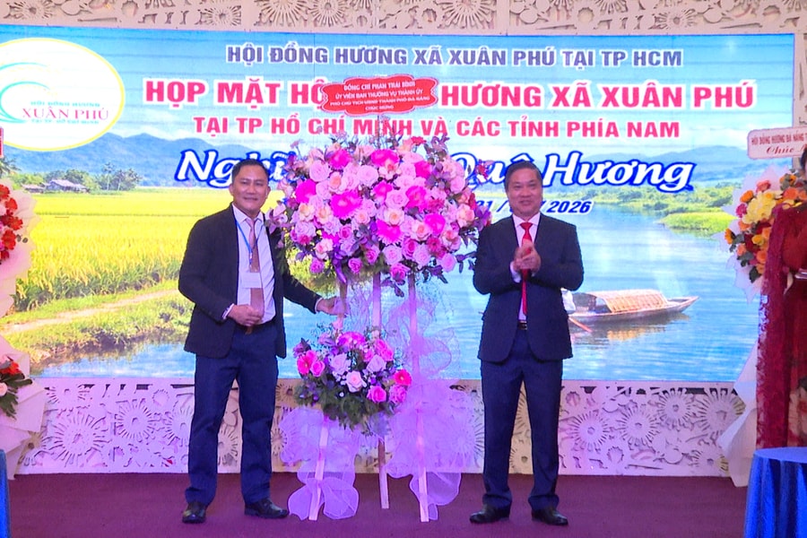 Lãnh đạo thành phố Đà Nẵng gặp mặt đồng hương xã Xuân Phú tại Thành phố Hồ Chí Minh và các tỉnh phía Nam