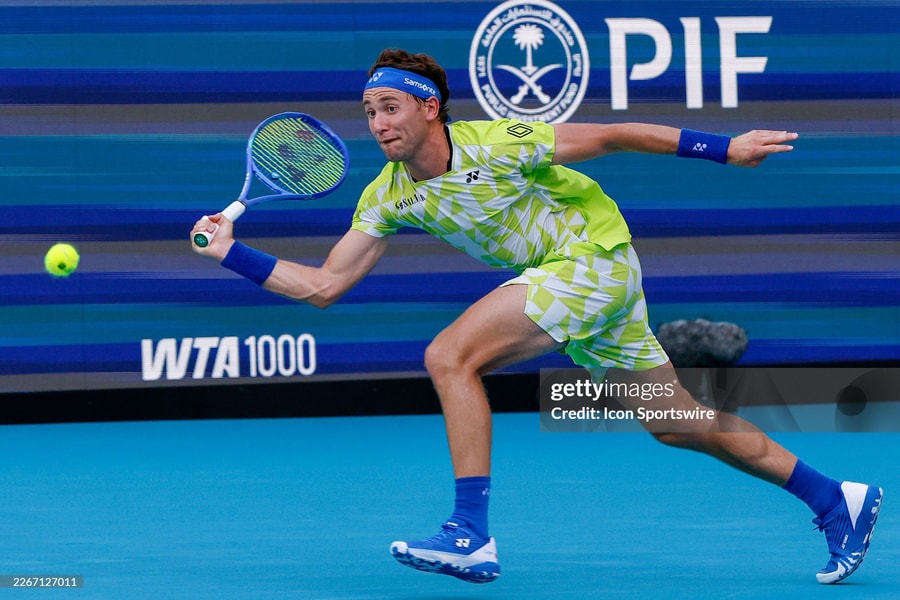 Cú sốc Miami Open: Hạt giống số 11 Casper Ruud dừng bước sớm