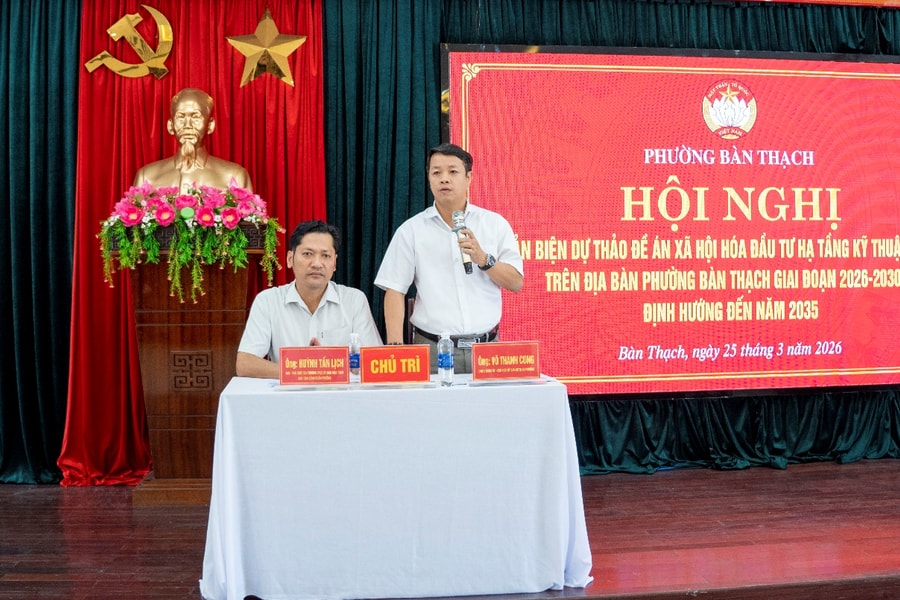 Phản biện dự thảo Đề án xã hội hóa đầu tư hạ tầng kỹ thuật đô thị phường Bàn Thạch