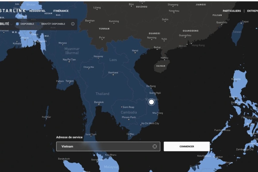 Trạm mặt đất Starlink xuất hiện trên bản đồ vệ tinh tại Việt Nam: Tín hiệu cho internet SpaceX