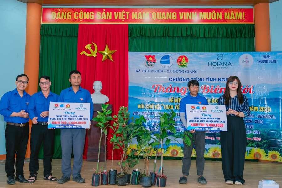 Công đoàn cơ sở Hoiana và Đoàn xã Duy Nghĩa phối hợp hiến máu nhân đạo, thực hiện an sinh xã hội