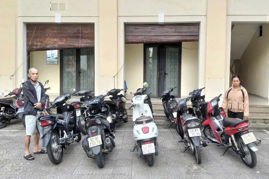 Công an phường Hòa Khánh làm rõ nhóm đối tượng gây ra 9 vụ trộm cắp xe máy
