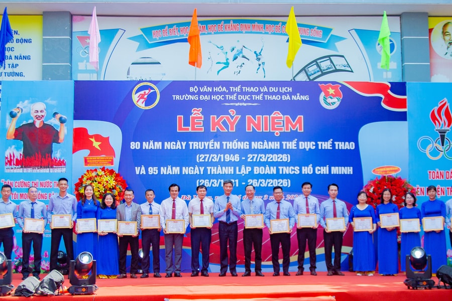 Trường Đại học Thể dục Thể thao Đà Nẵng tổ chức kỷ niệm 80 năm ngày truyền thống ngành Thể dục thể thao Việt Nam