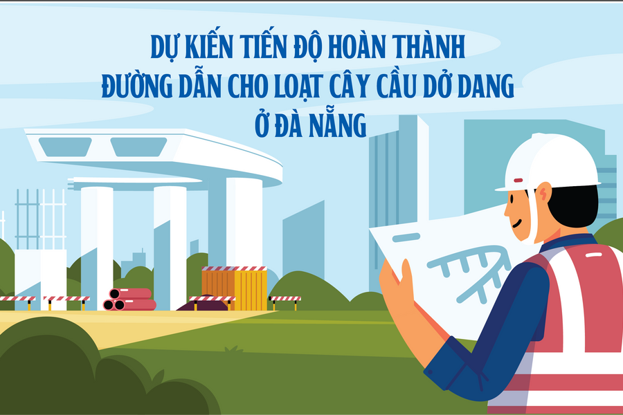 Dự kiến tiến độ hoàn thành đường dẫn cho loạt cây cầu dở dang ở Đà Nẵng