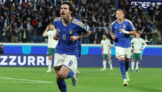 Sandro Tonali rực sáng tại play-off World Cup: Thông điệp 100 triệu bảng gửi Man Utd
