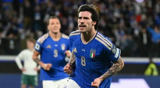 Italy đánh bại Bắc Ireland 2-0: Sandro Tonali rực sáng giúp HLV Gattuso giải tỏa áp lực