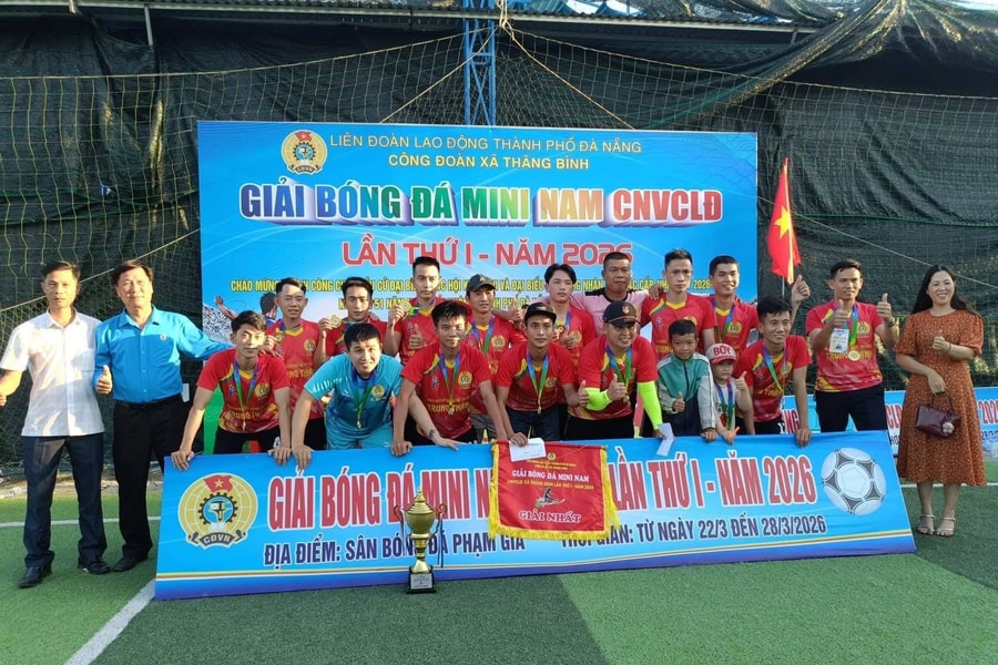 Sôi nổi giải bóng đá và bóng chuyền tại xã Thăng Bình và Phước Chánh