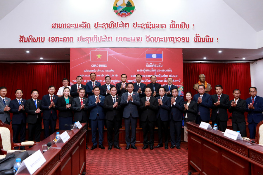 Da Nang signs cooperation agreement with Laos’ Attapeu Province for 2026 - 2030 period