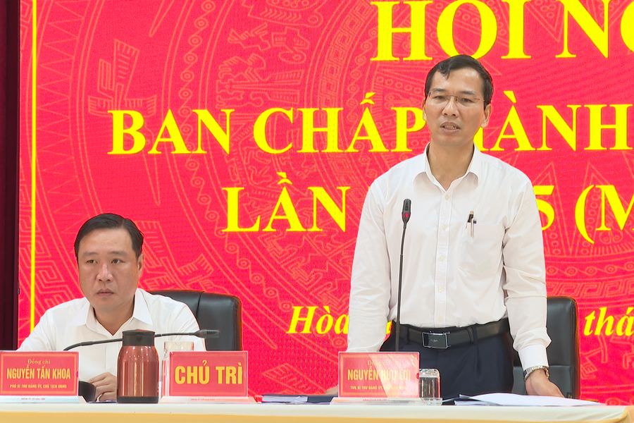 Xã Hòa Tiến chú trọng phát triển kinh tế, đẩy nhanh tiến độ giải phóng mặt bằng các dự án