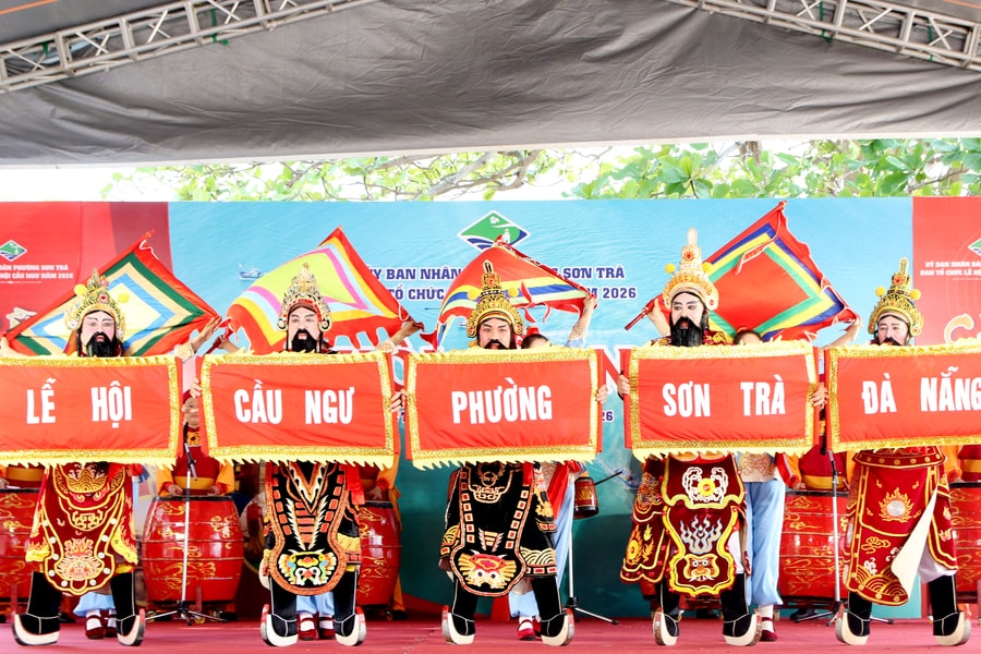 Khai mạc Lễ hội Cầu ngư phường Sơn Trà năm 2026