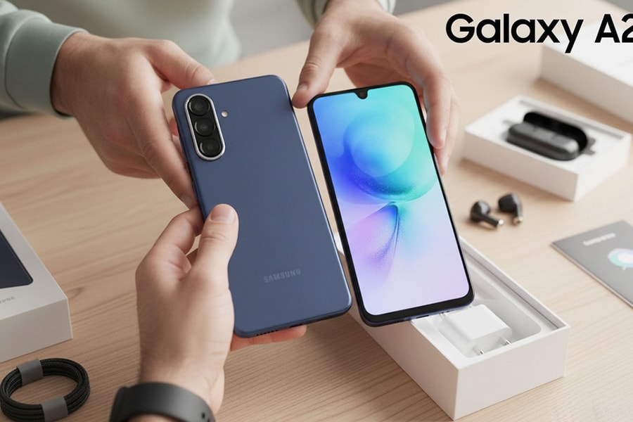 Galaxy A27 lộ diện với camera selfie 12MP quay video 4K tiệm cận dòng flagship
