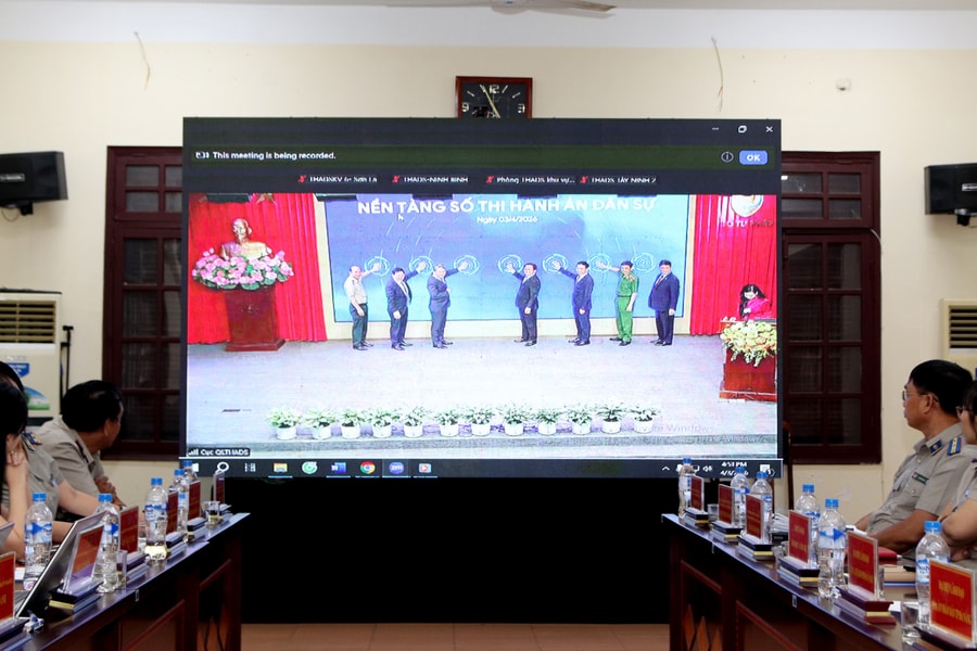 Bộ Tư pháp khai trương nền tảng số về thi hành án dân sự