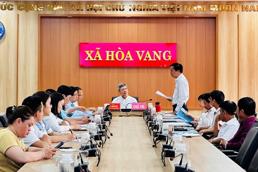 Phó Chủ tịch UBND thành phố Hồ Quang Bửu làm việc với xã Hòa Vang