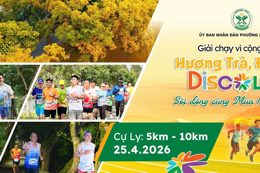 Mở đăng ký giải chạy Hương Trà, Đà Nẵng Discovery 2026