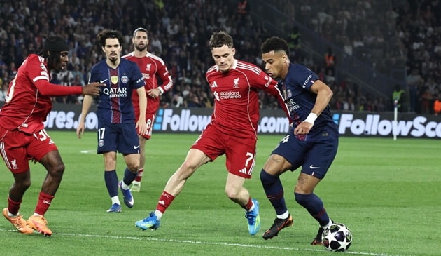 Desire Doue tỏa sáng giúp PSG hạ Liverpool: San bằng kỷ lục Champions League của Mbappe