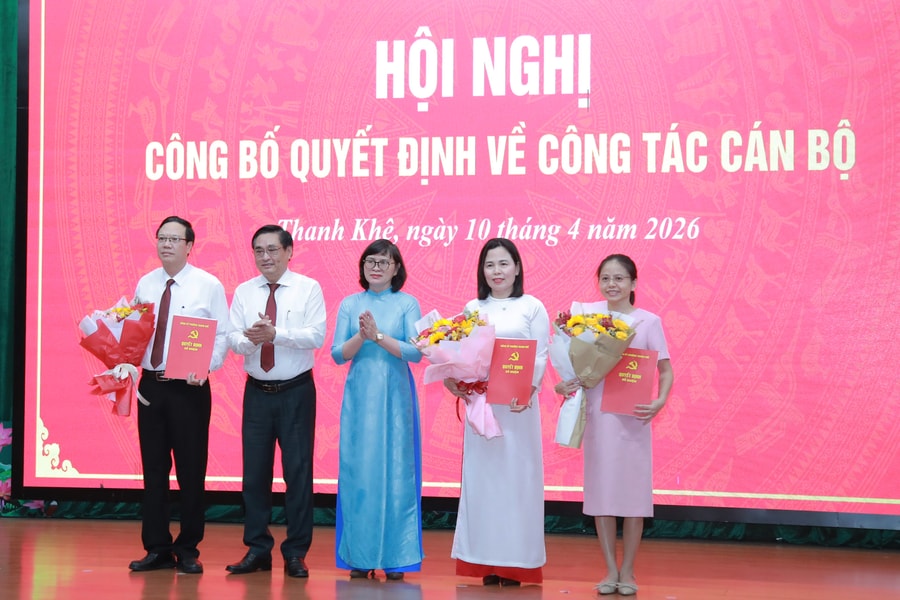 Phường Thanh Khê kiện toàn 12 chức danh lãnh đạo chủ chốt nhiệm kỳ 2026 - 2031