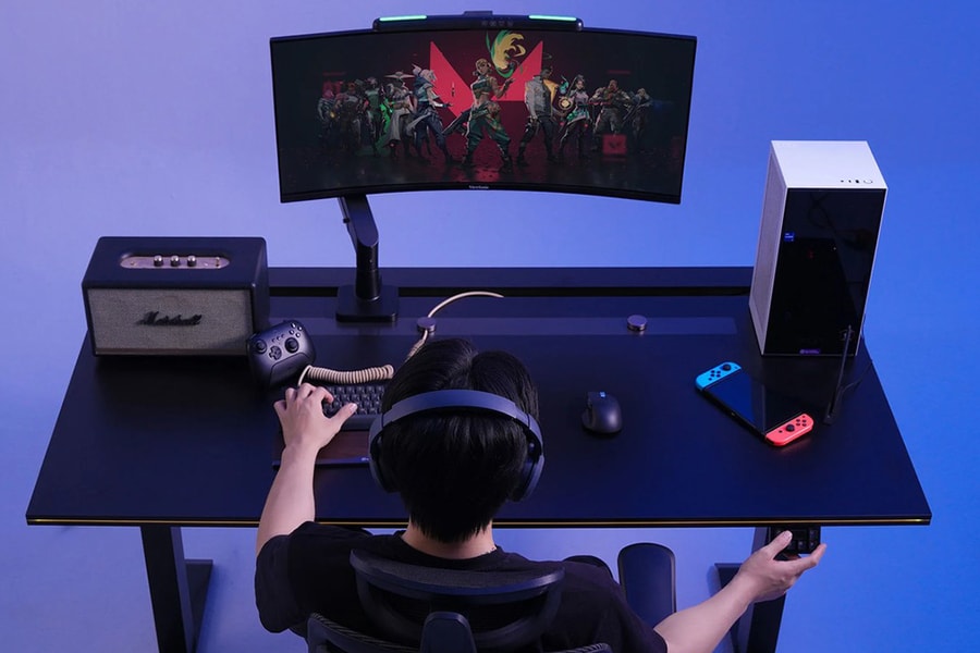 Bàn nâng hạ HyperWork Atlas Elite: Giải pháp All-in-one tối ưu cho không gian setup chuyên nghiệp