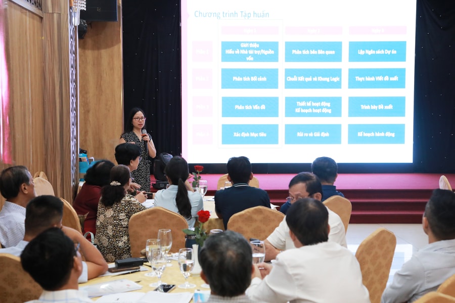 Nâng cao kỹ năng đề xuất dự án cho cán bộ Hội Nạn nhân chất độc da cam
