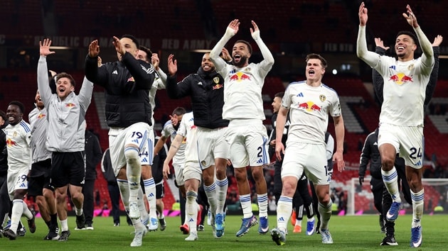 Leeds United quật ngã Man Utd tại Old Trafford: Cú hích lịch sử sau 45 năm