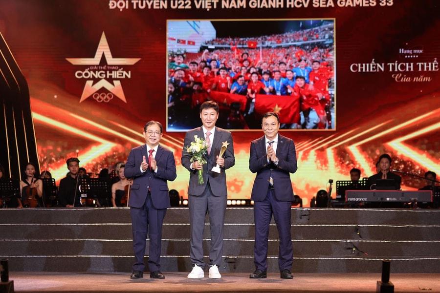 Giải Thể thao Cống hiến: Chiến tích thể thao của năm vinh danh Đội tuyển Bóng đá U22 Việt Nam