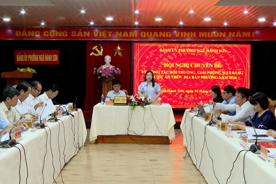 Đẩy nhanh tiến độ giải phóng mặt bằng 21 dự án tại phường Ngũ Hành Sơn