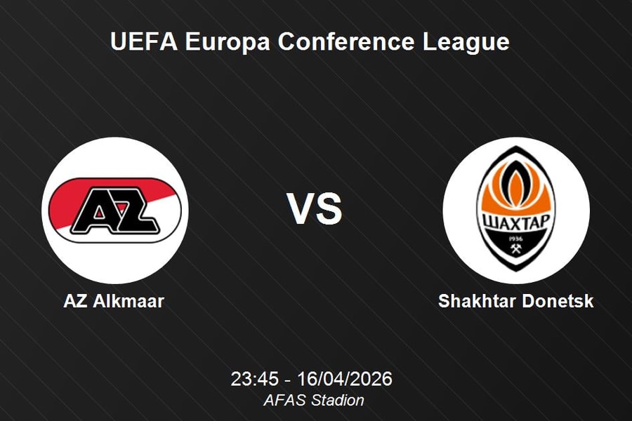 Nhận định AZ Alkmaar vs Shakhtar Donetsk - UEFA Europa Conference League: Đối đầu pháo đài AFAS